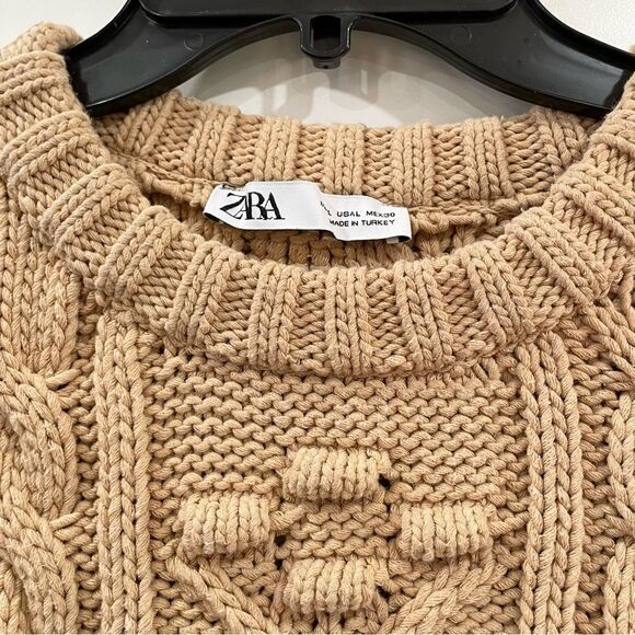 Zara Sweater, Tan, Size L - Picture 16 of 16